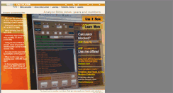 Desktop Screenshot of biblecalculator.com