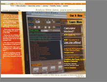 Tablet Screenshot of biblecalculator.com